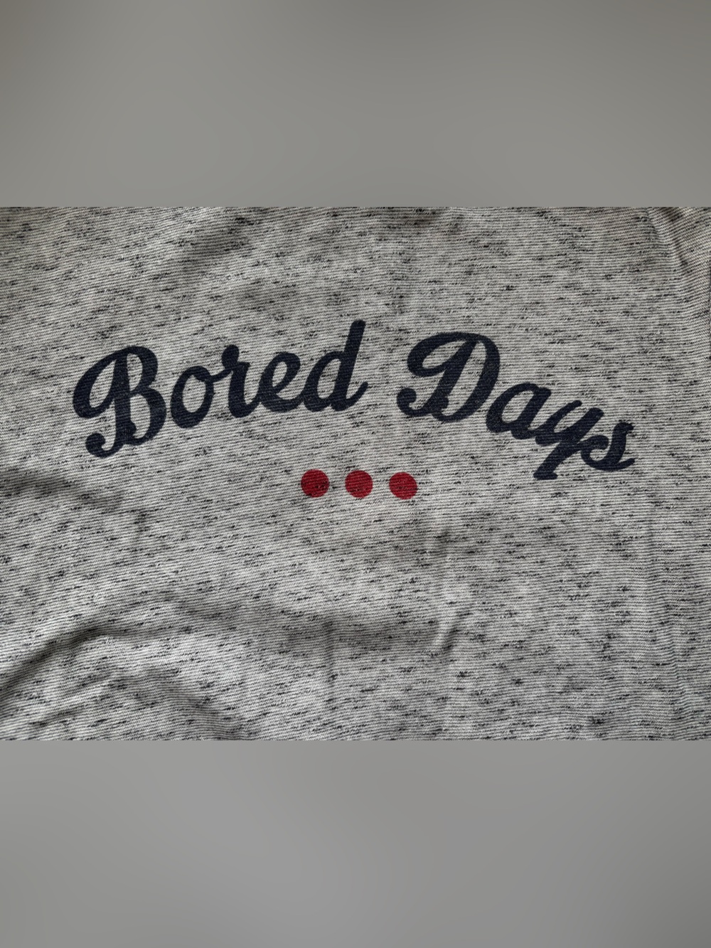 Bershka Black Label on Light Gray MENSWEAR Sweatshirt